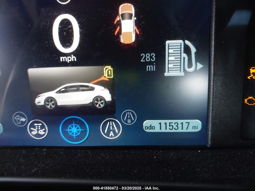 2013 CHEVROLET VOLT VIN: 1G1RH6E45DU105123