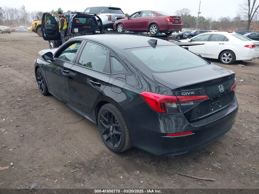 2022 HONDA CIVIC VIN: 2HGFE2F51NH505799