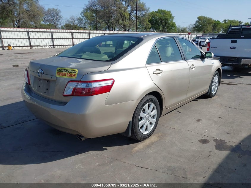2007 TOYOTA CAMRY HYBRID VIN: JTNBB46K873003669