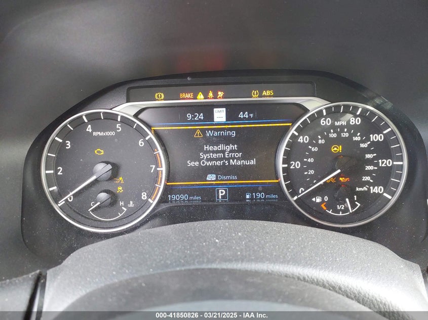 2024 NISSAN ALTIMA VIN: 1N4BL4DV9RN419886