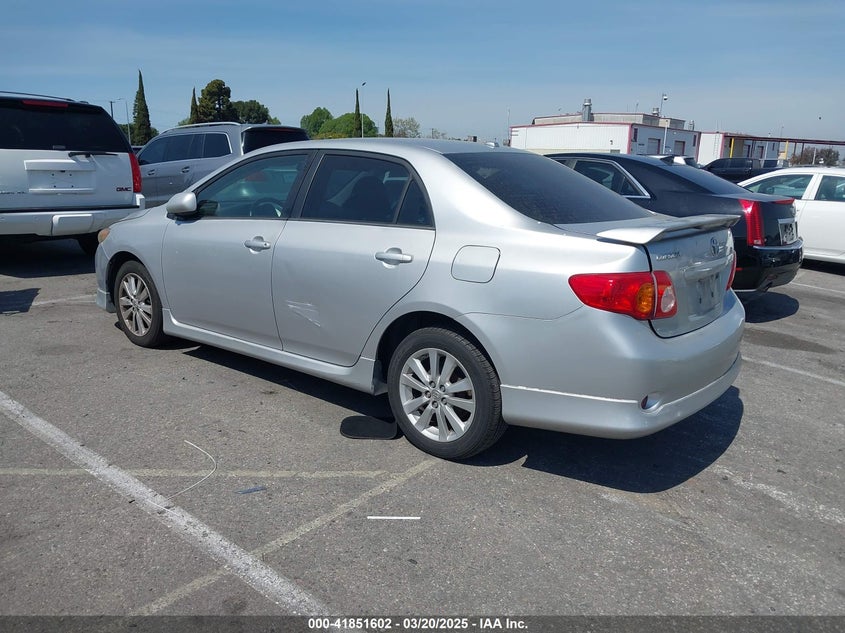 2009 TOYOTA COROLLA VIN: 1NXBU40E99Z049036