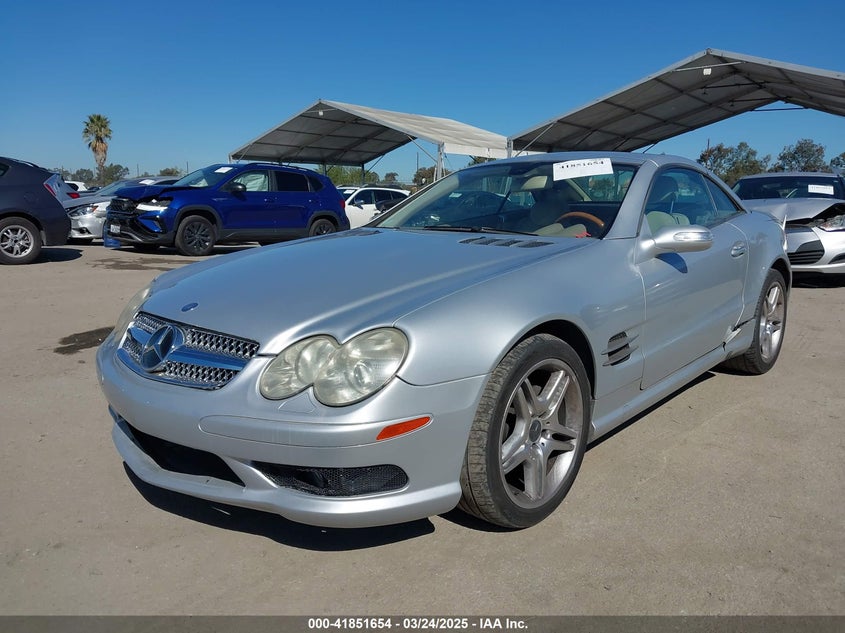 2006 MERCEDES-BENZ SL 500 VIN: WDBSK75F16F115459