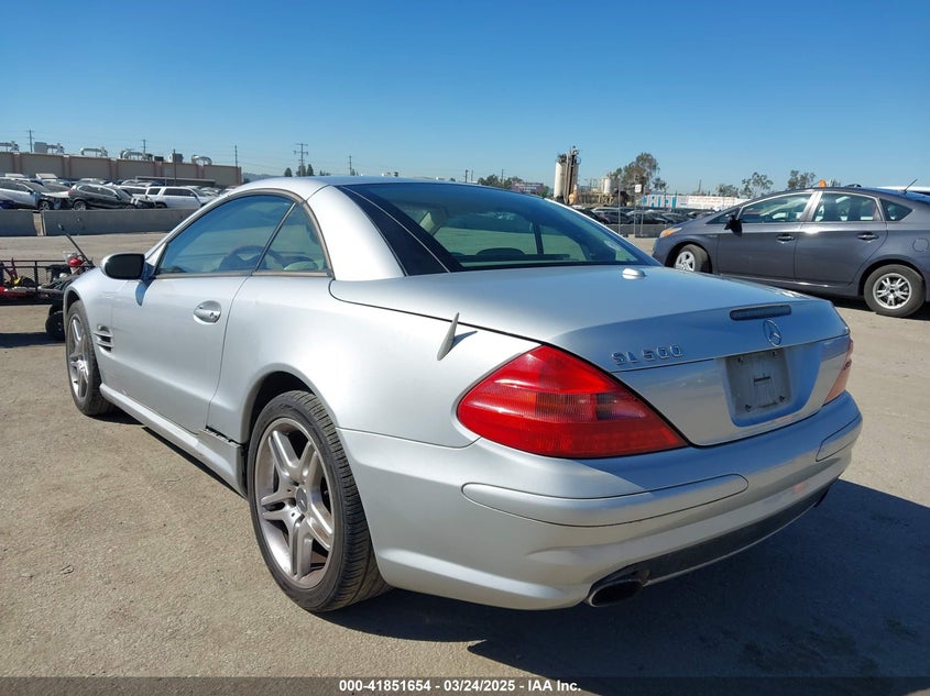 2006 MERCEDES-BENZ SL 500 VIN: WDBSK75F16F115459