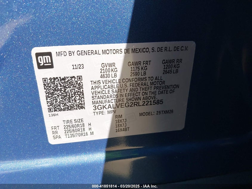 2024 GMC TERRAIN AWD SLT - 3GKALVEG2RL221585