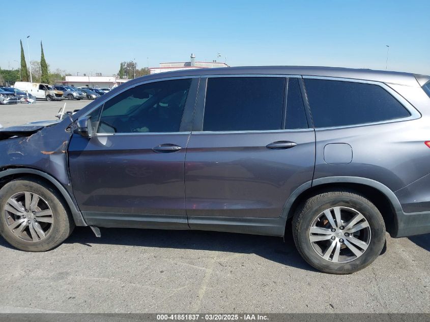 2017 Honda Pilot Ex-L VIN: 5FNYF5H61HB031004 Lot: 41851837