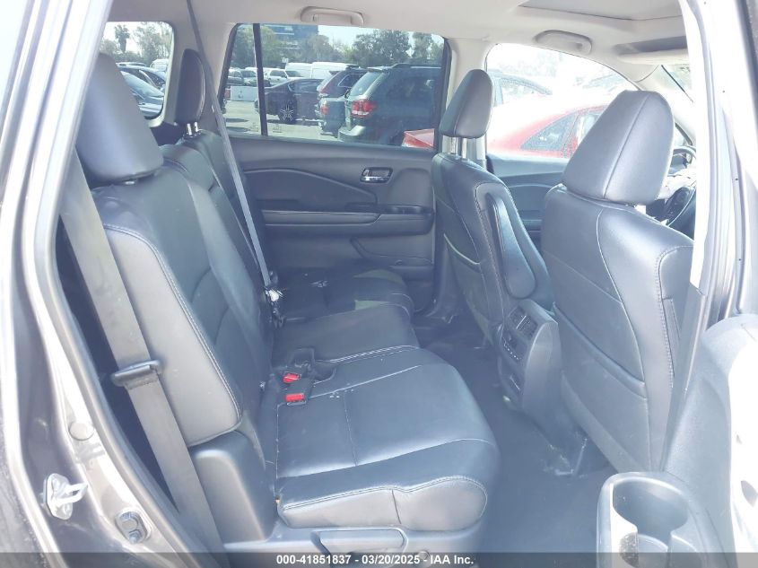 2017 Honda Pilot Ex-L VIN: 5FNYF5H61HB031004 Lot: 41851837