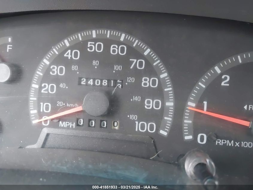 1998 Ford F-150 Lariat/Standard/Xl/Xlt VIN: 1FTZX1868WKA44830 Lot: 41851933