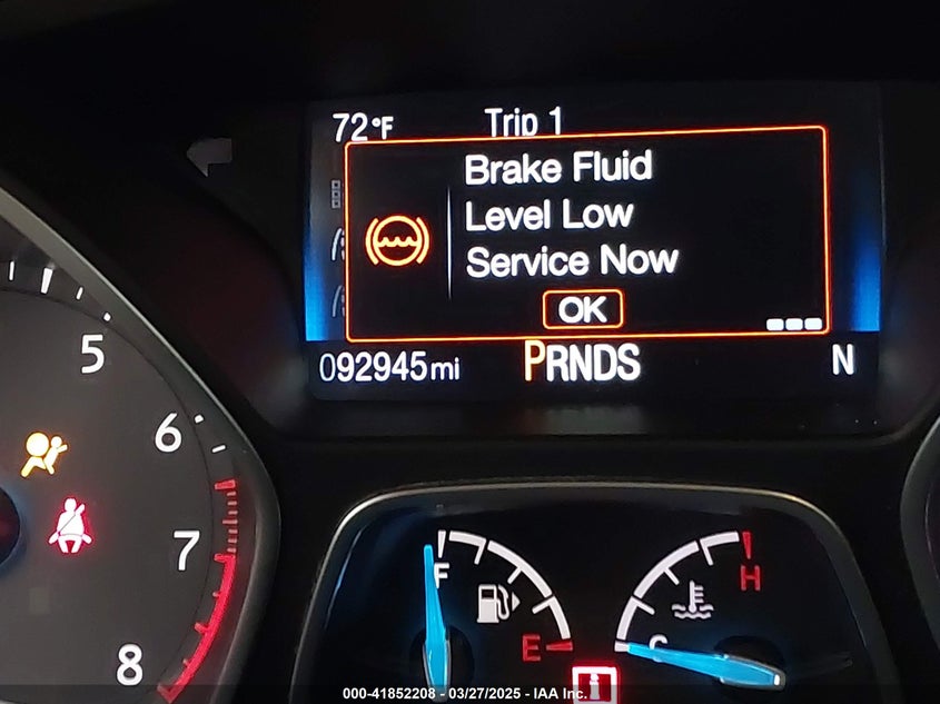 2017 FORD FOCUS VIN: 1FADP3N24HL272396