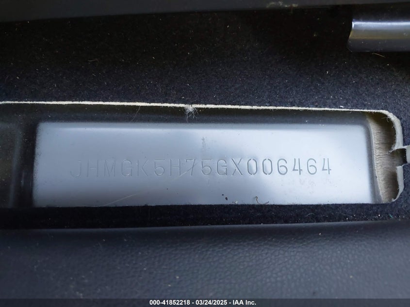 2016 HONDA FIT EX - JHMGK5H75GX006464