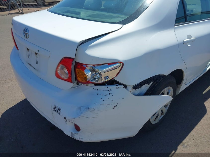 2009 TOYOTA COROLLA VIN: 1NXBU40E89Z026220