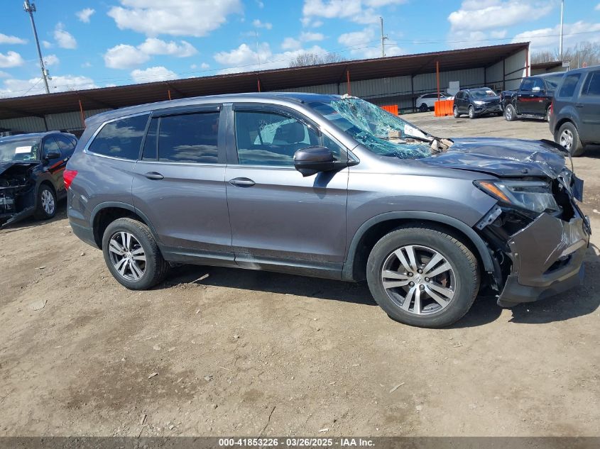2016 Honda Pilot Ex-L VIN: 5FNYF6H55GB087250 Lot: 41853226