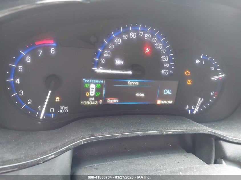 2015 Cadillac Cts Luxury VIN: 1G6AR5S32F0123986 Lot: 41853734