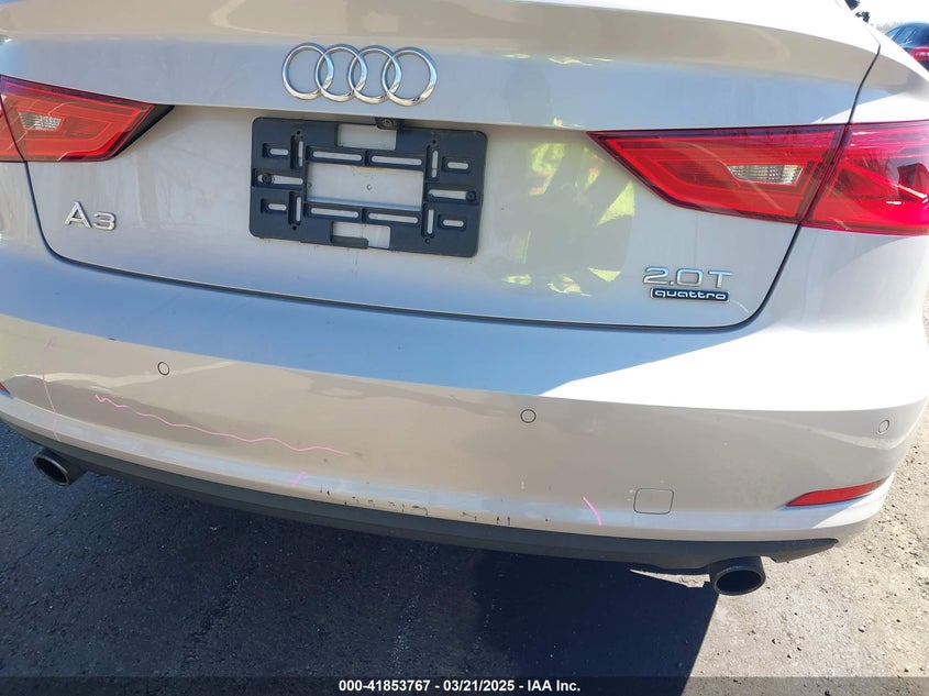 2016 AUDI A3 2.0T PREMIUM - WAUE8GFF9G1028741