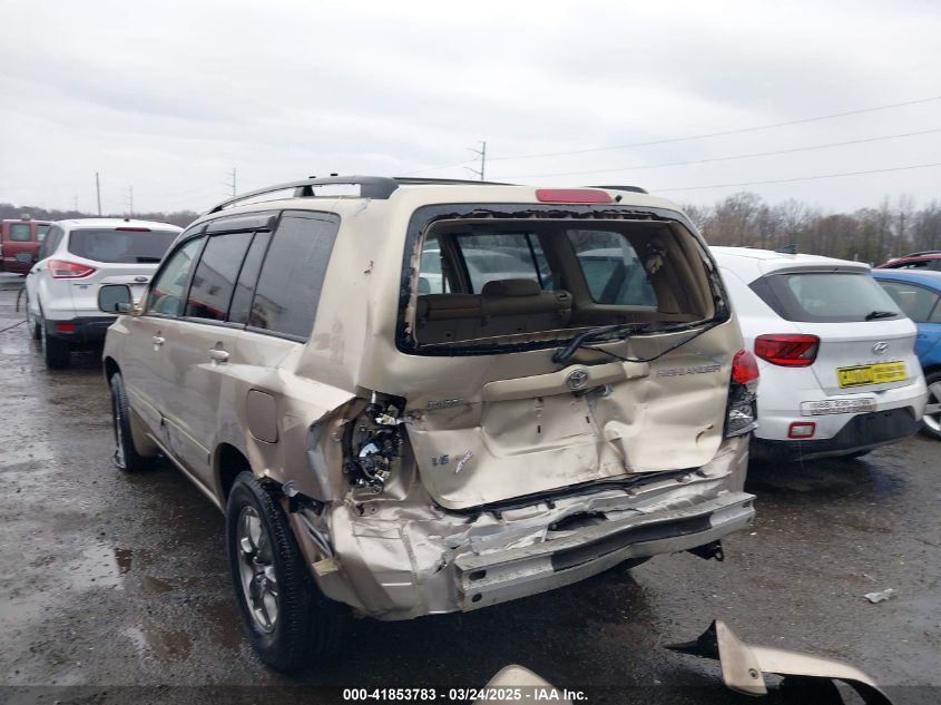 2004 Toyota Highlander V6 VIN: JTEEP21A840005596 Lot: 41853783