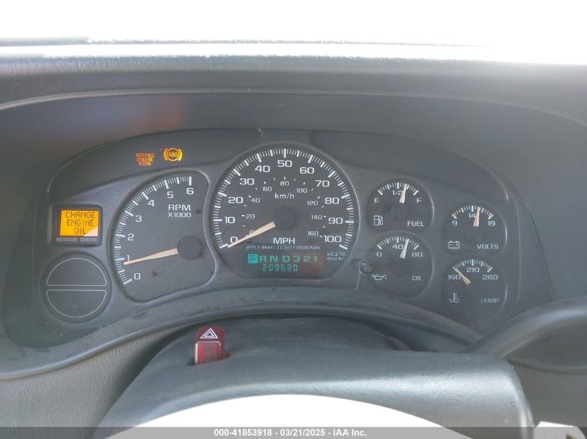 2001 Chevrolet Tahoe Ls VIN: 1GNEK13T51J260439 Lot: 41853918