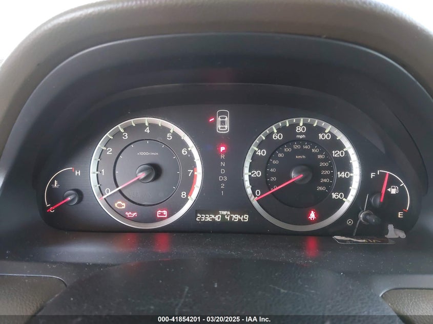 2009 HONDA ACCORD VIN: 1HGCP26379A063532