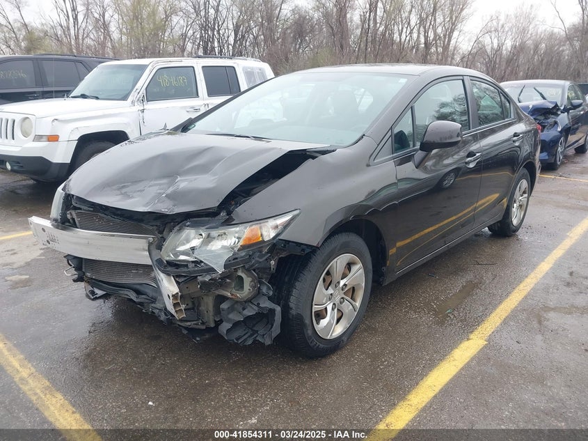 2013 HONDA CIVIC VIN: 19XFB2F52DE045862