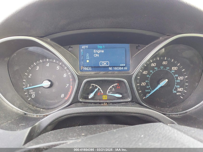 2014 FORD FOCUS VIN: 1FADP3F24EL371357