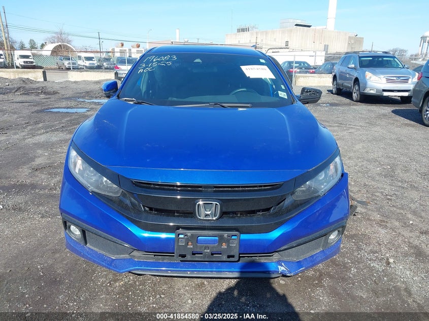 VIN 2HGFC2F8XLH580692 2020 HONDA CIVIC SPORT