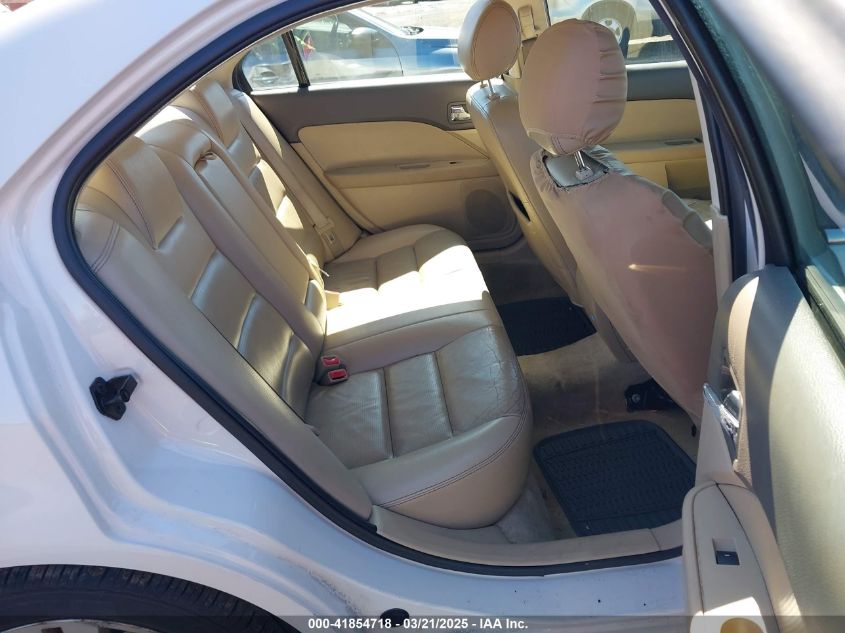 2008 Ford Fusion Sel VIN: 3FAHP08188R192233 Lot: 41854718