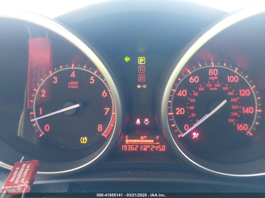 2010 MAZDA 3 VIN: JM1BL1S5XA1226749