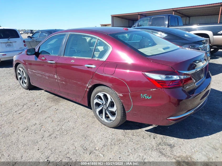 2017 HONDA ACCORD VIN: 1HGCR2F81HA105620