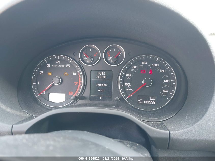 2010 Audi A3 2.0T Premium VIN: WAUMFAFM4AA017182 Lot: 41856822