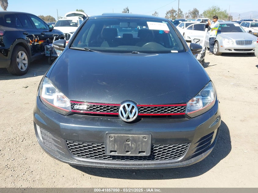 2013 VOLKSWAGEN GTI VIN: WVWHD7AJ8DW097443