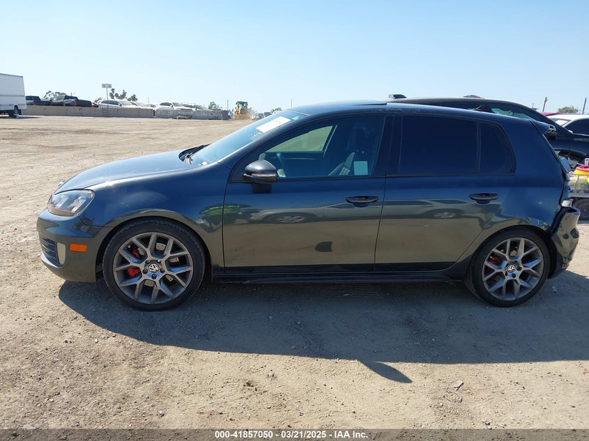 2013 VOLKSWAGEN GTI VIN: WVWHD7AJ8DW097443