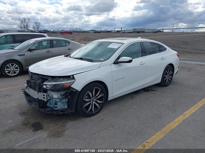 2016 CHEVROLET MALIBU VIN: 1G1ZE5ST9GF182259