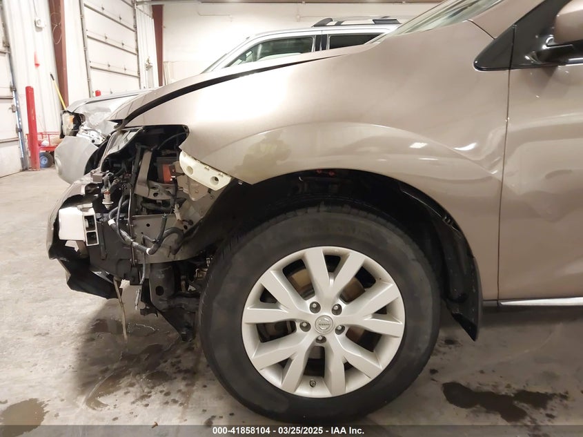 2013 NISSAN MURANO VIN: JN8AZ1MU8DW205456