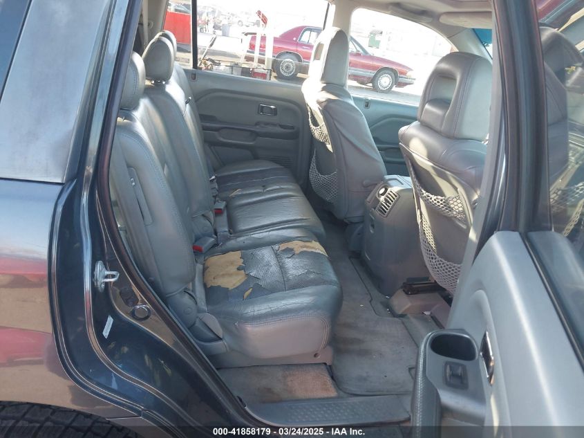 2005 Honda Pilot Ex-L VIN: 2HKYF18775H553666 Lot: 41858179