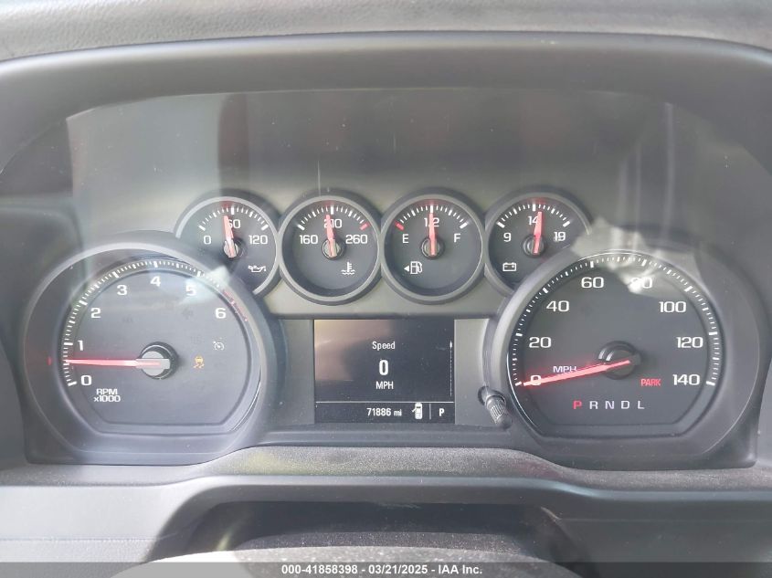 2019 Chevrolet Silverado 1500 Work Truck VIN: 1GCRWAEF6KZ231041 Lot: 41858398