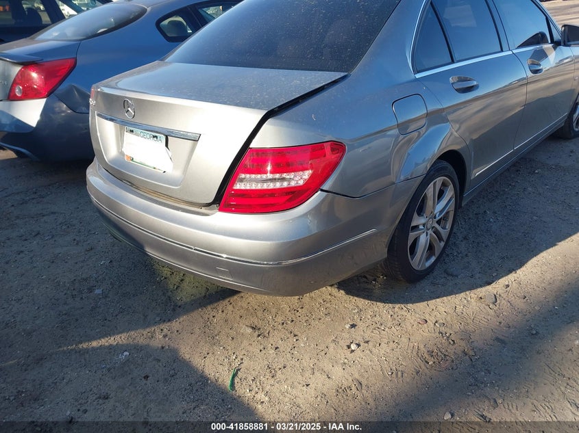 2012 MERCEDES-BENZ C 250 VIN: WDDGF4HB4CR239244