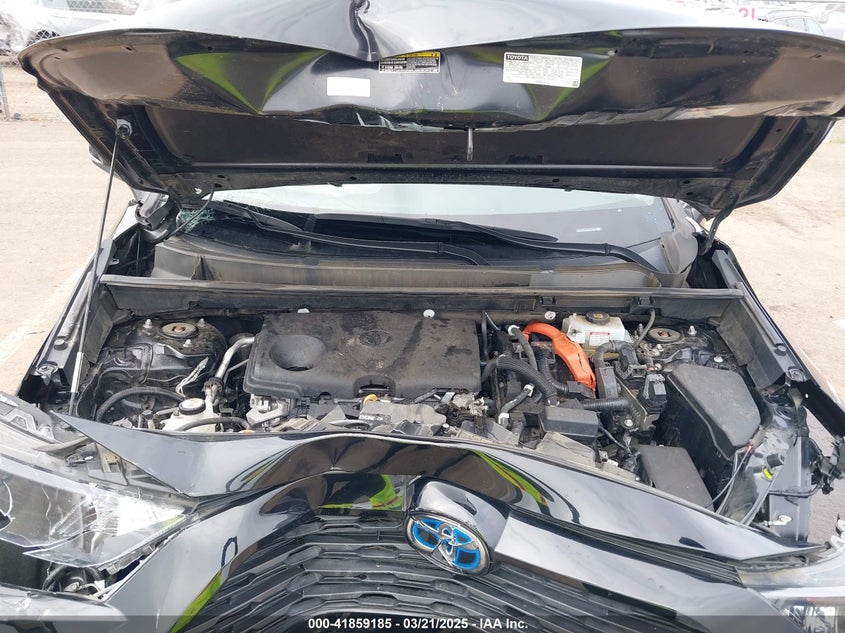 VIN 2T3MWRFV9MW108061 2021 TOYOTA RAV4 HYBRID LE