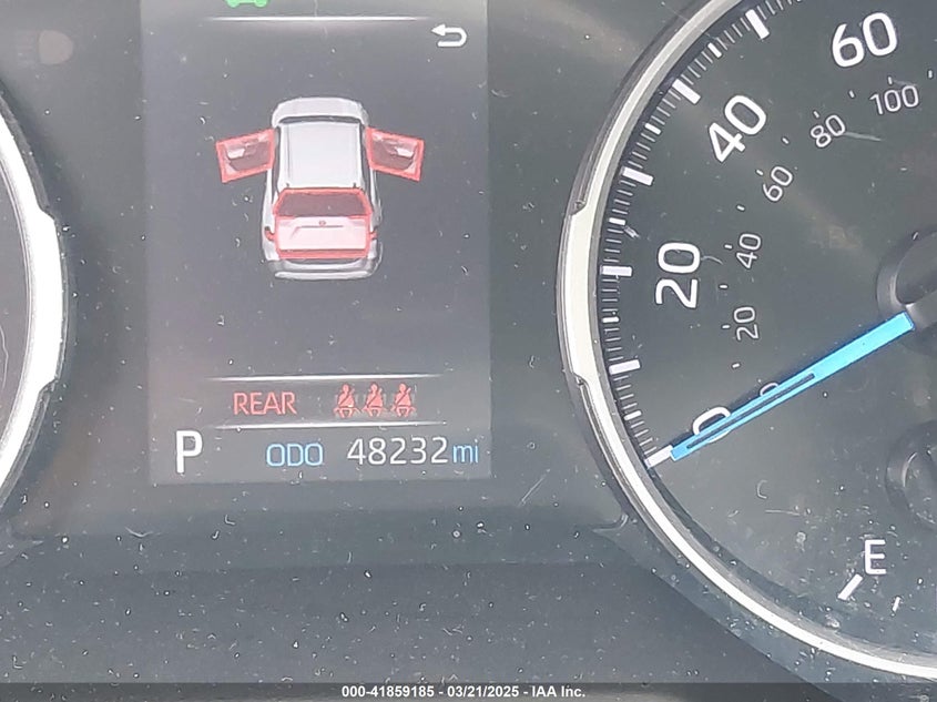 VIN 2T3MWRFV9MW108061 2021 TOYOTA RAV4 HYBRID LE