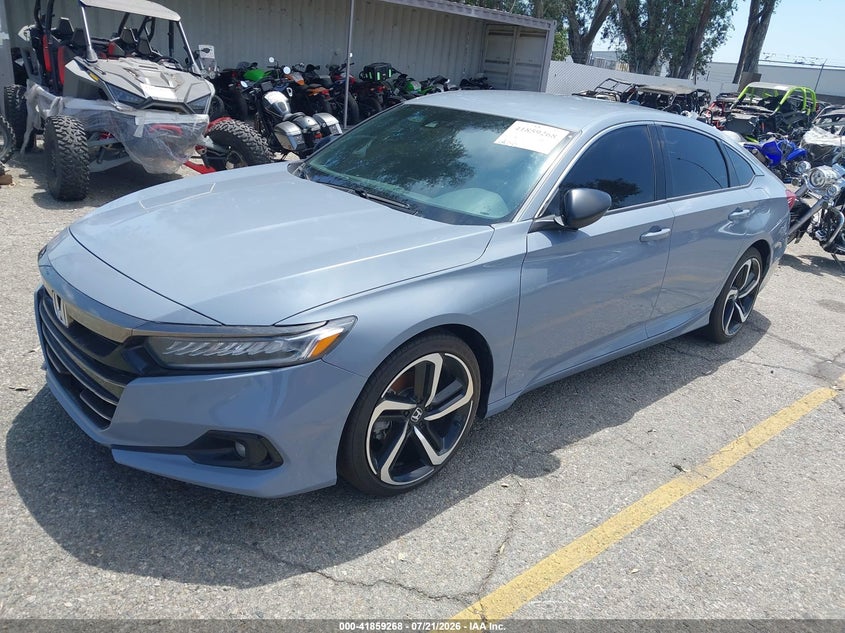 2022 HONDA ACCORD VIN 1HGCV1F39NA064496 nuotrauka 2