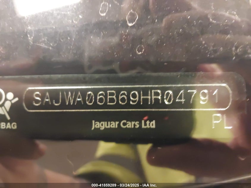 2009 JAGUAR XF VIN: SAJWA06B69HR04791