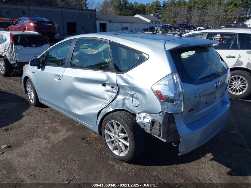 2013 TOYOTA PRIUS V VIN: JTDZN3EU8D3279756