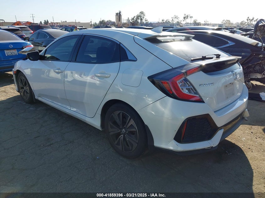 2017 HONDA CIVIC VIN: SHHFK7H54HU225594
