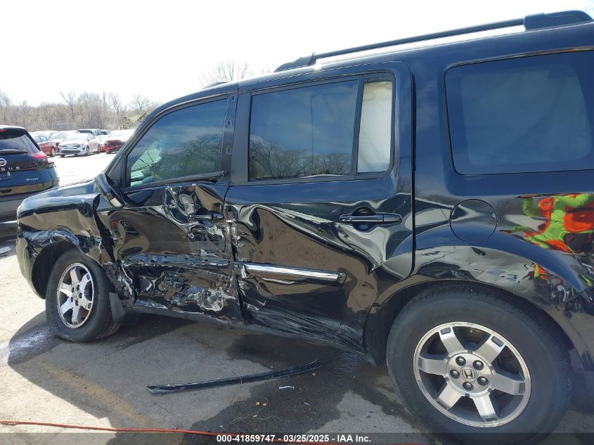 2011 Honda Pilot Touring VIN: 5FNYF4H97BB003266 Lot: 41859747