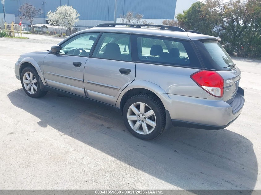 2008 SUBARU OUTBACK VIN: 4S4BP61C487360595