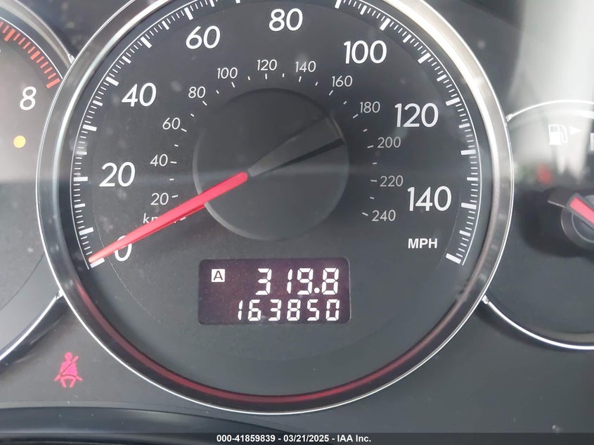 2008 SUBARU OUTBACK VIN: 4S4BP61C487360595