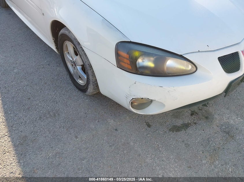 2006 PONTIAC GRAND PRIX VIN: 2G2WP552361105260