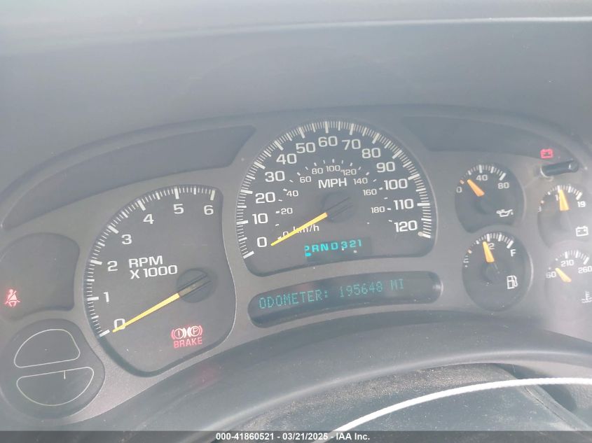 2003 Chevrolet Suburban 1500 Ls VIN: 3GNEC16T03G334122 Lot: 41860521