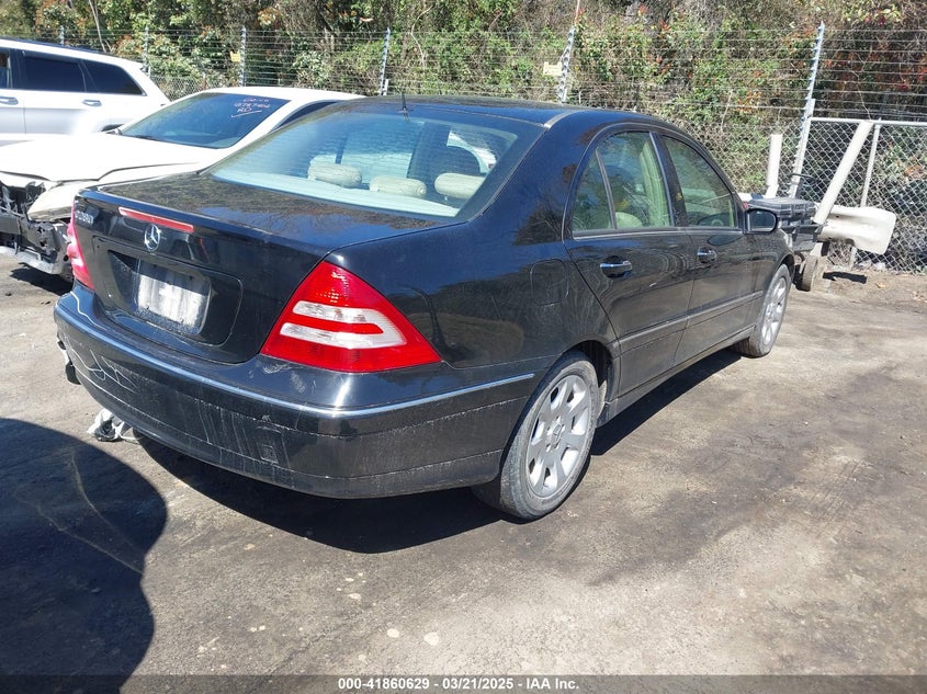 2006 MERCEDES-BENZ C 280 VIN: WDBRF54H56A825858