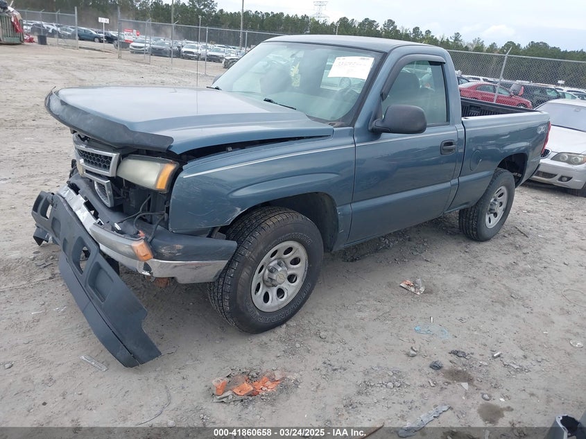 2006 CHEVROLET SILVERADO 1500 VIN: 1GCEK14X66Z145965