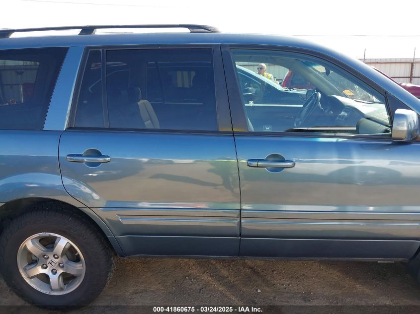 2007 Honda Pilot Ex-L VIN: 5FNYF18517B028036 Lot: 41860675