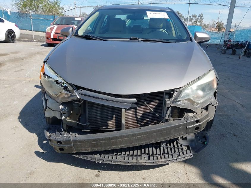 2015 Toyota Corolla Le Plus VIN: 5YFBURHEXFP214980 Lot: 41860890