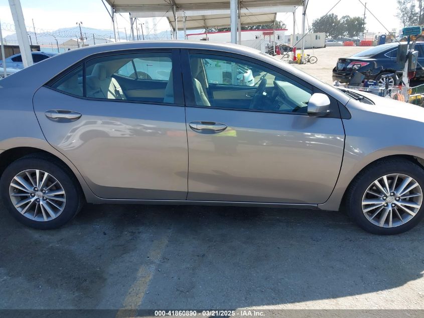 2015 Toyota Corolla Le Plus VIN: 5YFBURHEXFP214980 Lot: 41860890